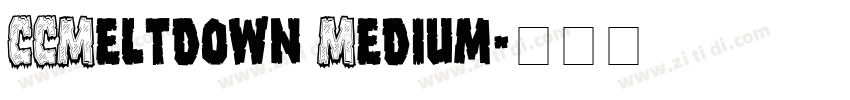 CCMeltdown Medium字体转换